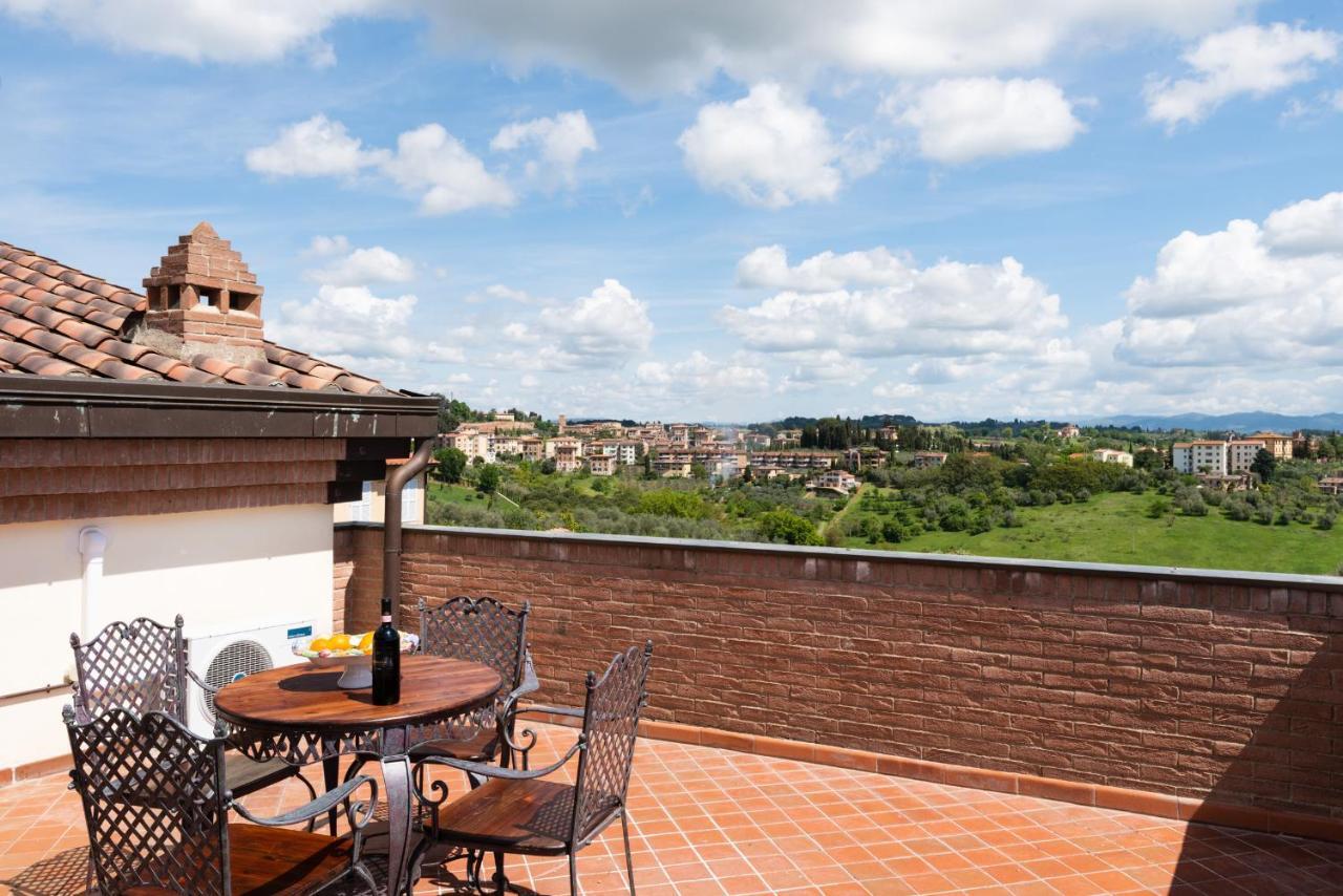 Luglie 360° Panoramic Terrace Apartment Siena Ngoại thất bức ảnh